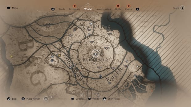 AC Mirage Baghdad map